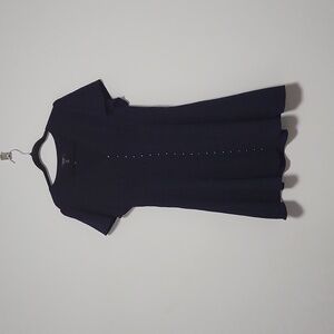 Ever new Elodie Flutter Sleeve Dress dark navy blue size 12